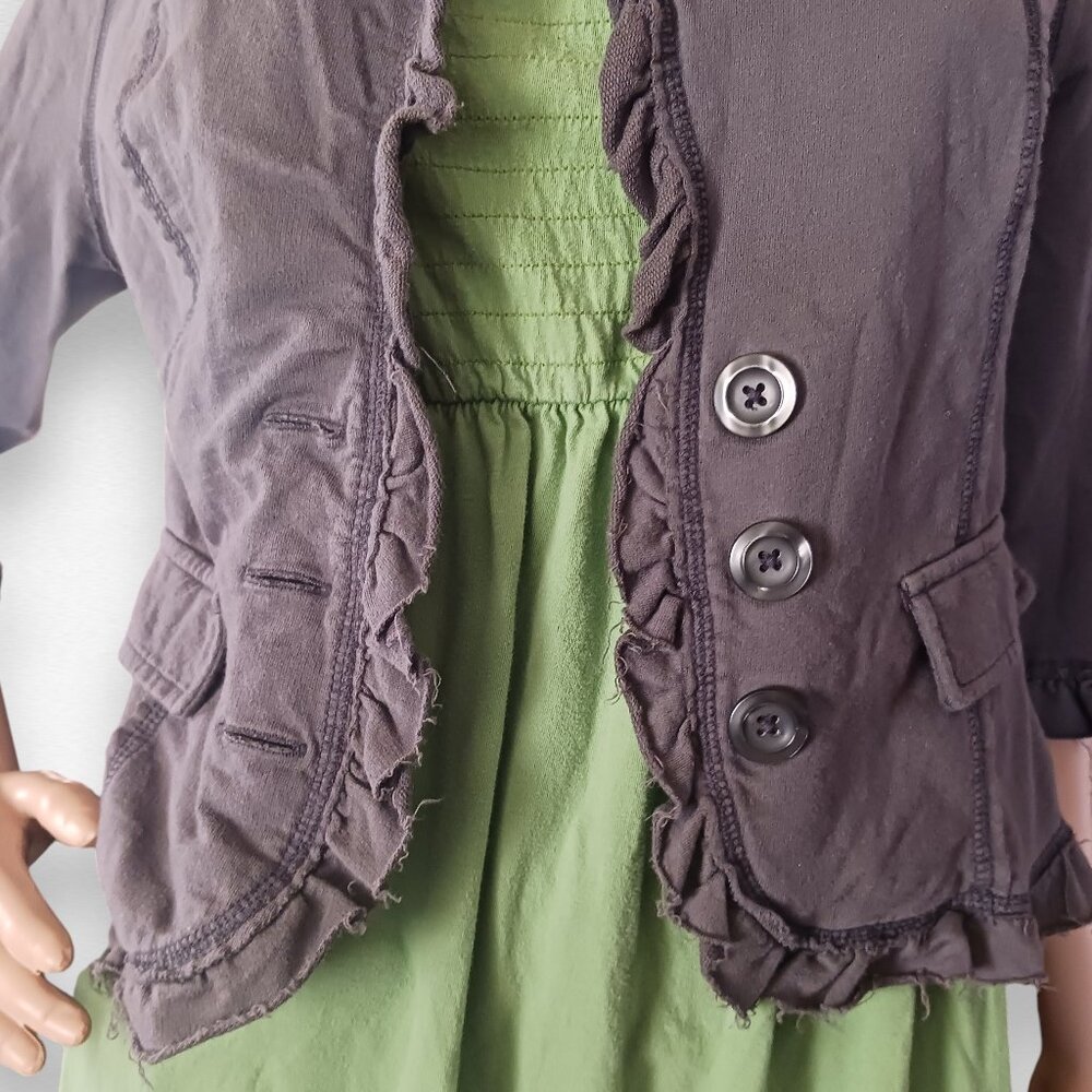 Decree Ruffled Jacket - Picture 2 of 5